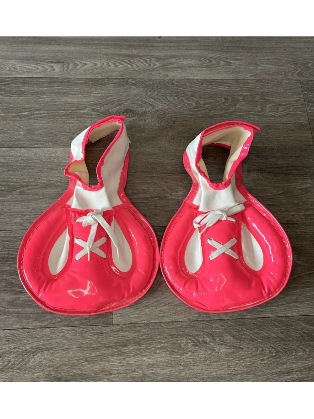 Vintage 90s Pink Clown Shoes Oversized Costume Circus Halloween Shoe Covers